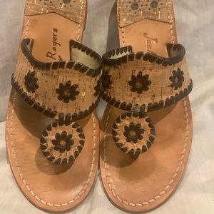 Jack Rogers cork & black
